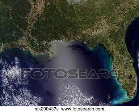 Satellite view of the Southeastern United States. View Large Photo Image Stock Photograph - Satellite view of the Southeastern United States.. Fotosearch
