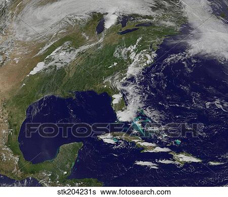 Satellite view of the storm system that generated the F-4 tornado in Moore, Oklahoma. View Large Photo Image Stock Photograph - Satellite view of the storm system that generated the F-4 tornado in Moore, Oklahoma.. Fotosearch