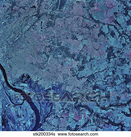 Satellite view of Trenton, New Jersey. View Large Photo Image Stock Photograph - Satellite view of Trenton, New Jersey.. Fotosearch