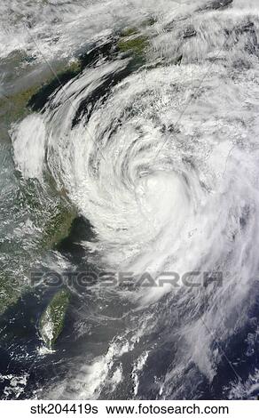 Satellite view of Typhoon Neoguri over the East China Sea. View Large Photo Image Stock Photograph - Satellite view of Typhoon Neoguri over the East China Sea.. Fotosearch