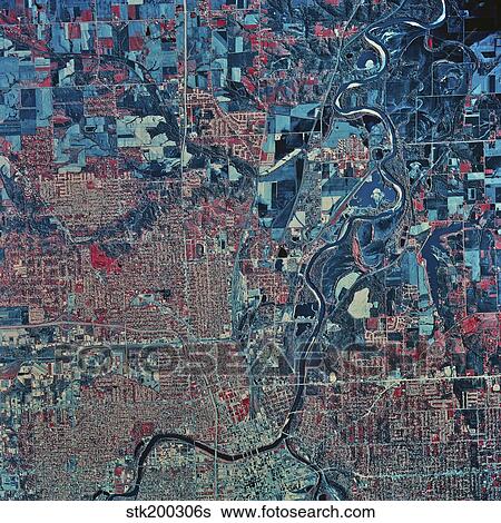 Satellite view of Washington, D. C. View Large Photo Image Stock Photograph - Satellite view of Washington, D. C.. Fotosearch