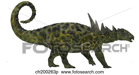 Sauropelta was a heavily armored dinosaur from the Cretaceous Period. View Large Illustration Stock Illustration - Sauropelta was a heavily armored dinosaur from the Cretaceous Period.. Fotosearch