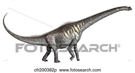 Sauroposeidon dinosaur from the Cretaceous Period. View Large Illustration Stock Illustration - Sauroposeidon dinosaur from the Cretaceous Period.. Fotosearch