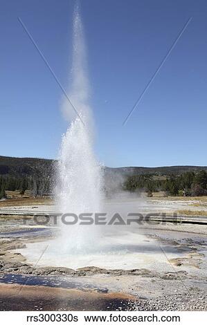 Sawmill Geyser, Upper Geyser Basin geothermal area, Yellowstone National Park, Wyoming. View Large Photo Image Stock Photograph - Sawmill Geyser, Upper Geyser Basin geothermal area, Yellowstone National Park, Wyoming.. Fotosearch