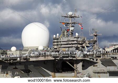 Sea Based X-band Radar appears to be part of the USS Abraham Lincoln. View Large Photo Image Picture - Sea Based X-band Radar appears to be part of the USS Abraham Lincoln.. Fotosearch