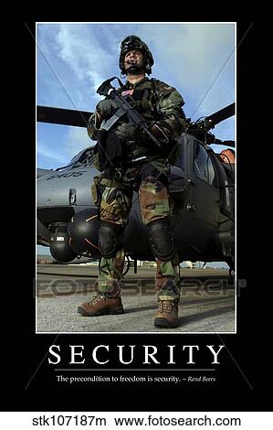 Security: Inspirational Quote and Motivational Poster View Large Photo Image Picture - Security: Inspirational Quote and Motivational Poster. Fotosearch