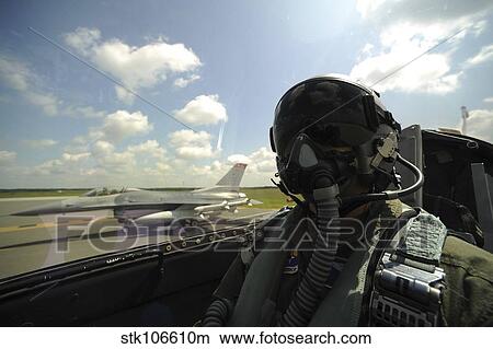 Self-portrait of an aerial combat photographer before takeoff. View Large Photo Image Picture - Self-portrait of an aerial combat photographer before takeoff.. Fotosearch