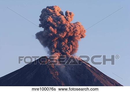 Stock Photograph - Semeru eruption, Java Island, Indonesia.. Fotosearch