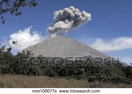 Stock Photograph - Semeru eruption, Java Island, Indonesia.. Fotosearch