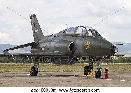 Serbian Air Force Soko G-4 Super Galeb. View Large Photo Image Picture - Serbian Air Force Soko G-4 Super Galeb.. Fotosearch