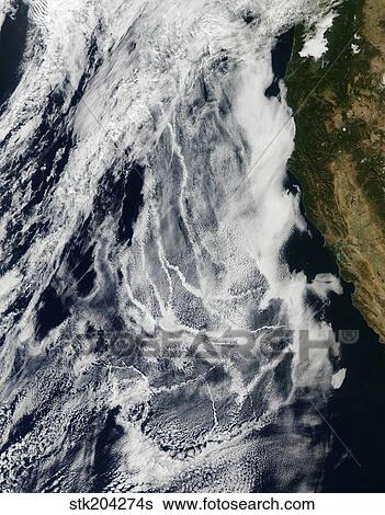 Ship tracks of the western United States. View Large Photo Image Stock Photograph - Ship tracks of the western United States.. Fotosearch