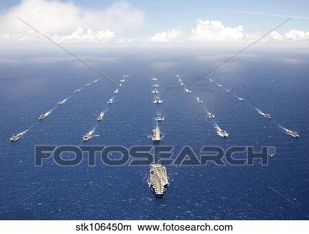 Ships and submarines participating in the Rim of the Pacific exercise. View Large Photo Image Picture - Ships and submarines participating in the Rim of the Pacific exercise.. Fotosearch