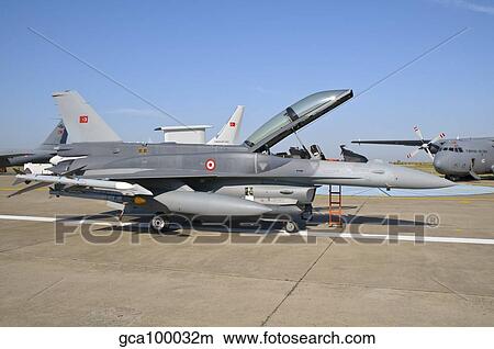 Side view of a Turkish-built F-16 aircraft. View Large Photo Image Picture - Side view of a Turkish-built F-16 aircraft.. Fotosearch