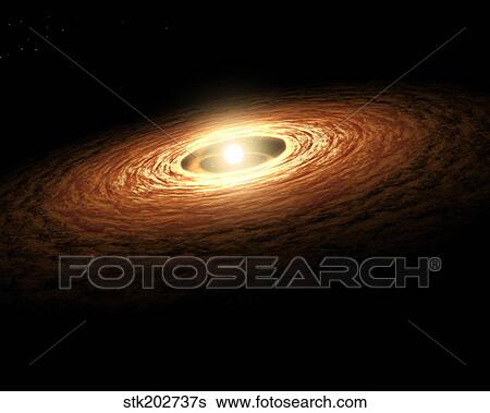 Silicate Crystal Formation in the Disk of an Erupting Star View Large Illustration Stock Illustration - Silicate Crystal Formation in the Disk of an Erupting Star. Fotosearch