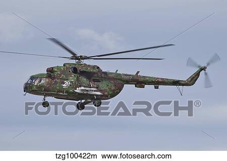 Picture - Slovakian Mi-17 with digital camouflage.. Fotosearch