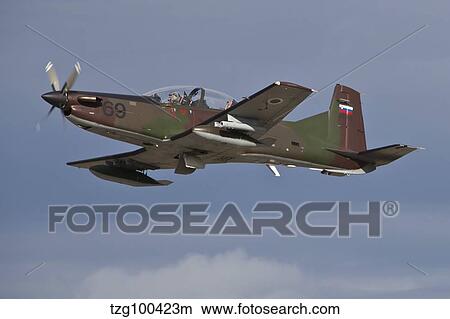 Slovenian PC-9M taking off during Exercise Ramstein Rover. View Large Photo Image Picture - Slovenian PC-9M taking off during Exercise Ramstein Rover.. Fotosearch