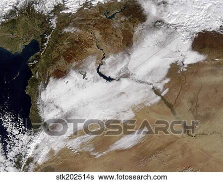 Stock Photograph - Snow in Syria. . Fotosearch