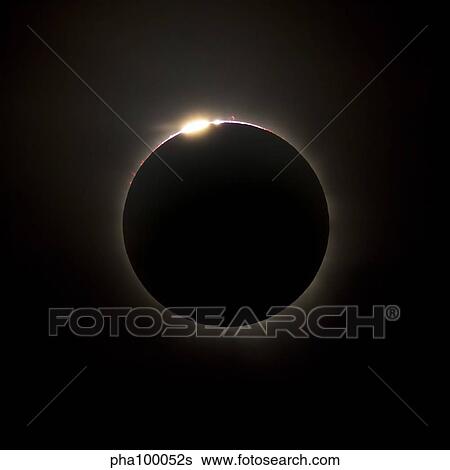 Solar eclipse with prominences and diamond ring effect. View Large Photo Image Stock Photograph - Solar eclipse with prominences and diamond ring effect.. Fotosearch