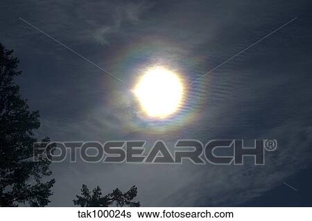 Solar Halo View Large Photo Image Stock Photograph - Solar Halo. Fotosearch
