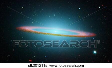 Sombrero Galaxy View Large Photo Image Stock Photograph - Sombrero Galaxy. Fotosearch
