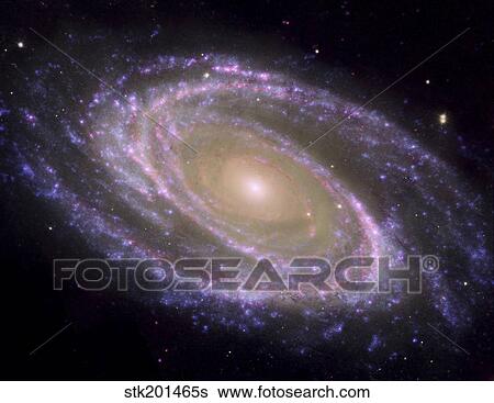 Spiral galaxy Messier 81. View Large Photo Image Stock Photograph - Spiral galaxy Messier 81.. Fotosearch