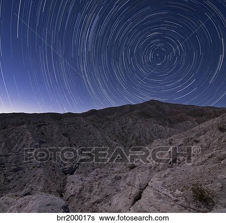 Star trails above Coachwhip Canyon in Anza Borrego Desert State Park, California. View Large Photo Image Stock Photograph - Star trails above Coachwhip Canyon in Anza Borrego Desert State Park, California.. Fotosearch