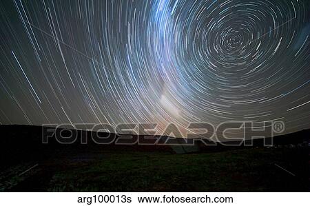 Star trails around the south celestial pole, Somuncura, Argentina. View Large Photo Image Stock Photograph - Star trails around the south celestial pole, Somuncura, Argentina.. Fotosearch