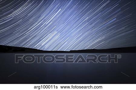 Star trails of the celestial equator in Somuncura, Argentina View Large Photo Image Stock Photograph - Star trails of the celestial equator in Somuncura, Argentina. Fotosearch