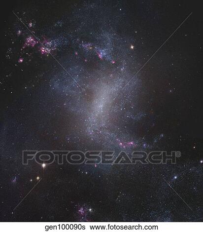 Starburst Galaxy NGC 1313 View Large Photo Image Stock Photograph - Starburst Galaxy NGC 1313. Fotosearch