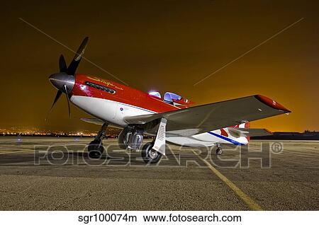 Strega, a highly modified P-51D Mustang racer. View Large Photo Image Picture - Strega, a highly modified P-51D Mustang racer.. Fotosearch