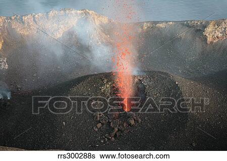 Strombolian eruption of vent in crater terrace of Stromboli volcano, Aeolian Islands, Italy. View Large Photo Image Stock Photograph - Strombolian eruption of vent in crater terrace of Stromboli volcano, Aeolian Islands, Italy.. Fotosearch