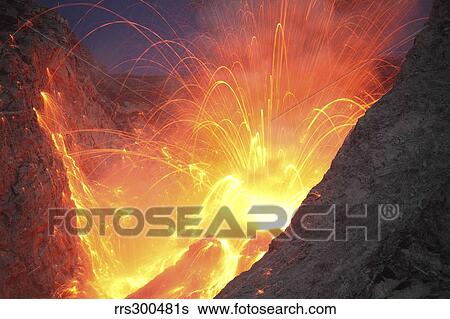 Strombolian type eruption of Batu Tara volcano, Indonesia. View Large Photo Image Stock Photograph - Strombolian type eruption of Batu Tara volcano, Indonesia.. Fotosearch