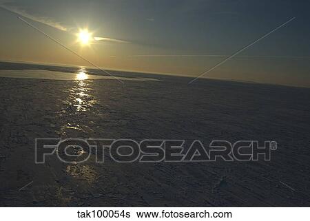 Stock Photograph - Sunrise over Gulf of St. Lawrence.. Fotosearch