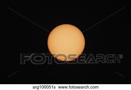 Stock Photograph - Sunspots on the Sun's surface.. Fotosearch