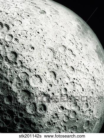 Surface of the Moon View Large Photo Image Stock Photograph - Surface of the Moon. Fotosearch