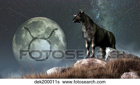 Taurus is the second astrological sign of the Zodiac. View Large Illustration Stock Illustration - Taurus is the second astrological sign of the Zodiac.. Fotosearch