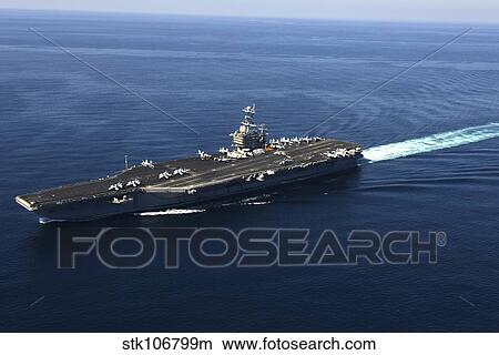 The aircraft carrier USS John C. Stennis. View Large Photo Image Picture - The aircraft carrier USS John C. Stennis.. Fotosearch