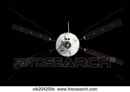 Stock Photograph - The Albert Einstein Automated Transfer Vehicle. Fotosearch