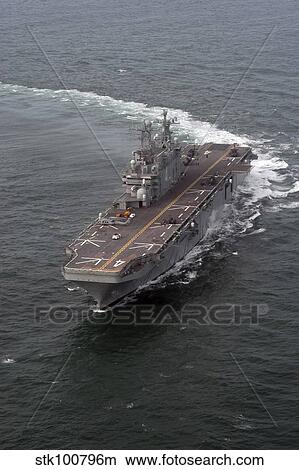 The amphibious assault ship USS Nassau. View Large Photo Image Picture - The amphibious assault ship USS Nassau.. Fotosearch
