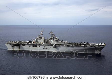 The amphibious assault ship USS Kearsarge. View Large Photo Image Picture - The amphibious assault ship USS Kearsarge.. Fotosearch