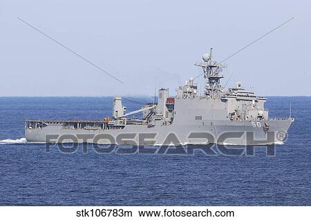 The amphibious dock landing ship USS Carter Hall. View Large Photo Image Picture - The amphibious dock landing ship USS Carter Hall.. Fotosearch