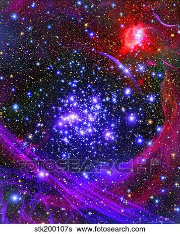 The Arches star cluster deep inside the hub of our Milky Way Galaxy. View Large Illustration Stock Illustration - The Arches star cluster deep inside the hub of our Milky Way Galaxy.. Fotosearch