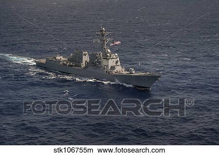 The Arleigh Burke-class guided-missile destroyer USS Stockdale. View Large Photo Image Picture - The Arleigh Burke-class guided-missile destroyer USS Stockdale.. Fotosearch