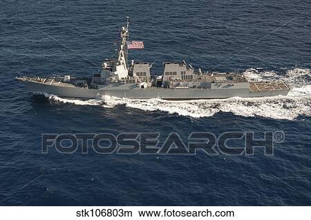 The Arleigh Burke-class guided-missile destroyer USS Stockdale. View Large Photo Image Picture - The Arleigh Burke-class guided-missile destroyer USS Stockdale.. Fotosearch