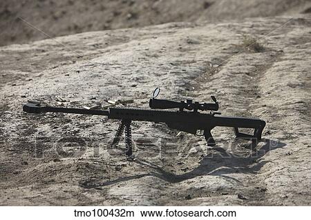 The Barrett M82A1 sniper rifle. View Large Photo Image Picture - The Barrett M82A1 sniper rifle.. Fotosearch