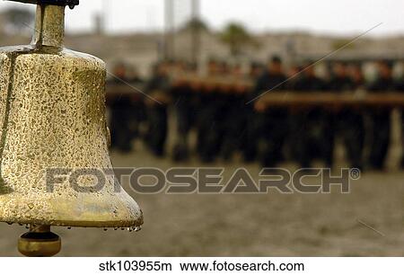The bell is present on the beach during hell week, should a student decide he no longer wishes to continue. View Large Photo Image Picture - The bell is present on the beach during hell week, should a student decide he no longer wishes to continue.. Fotosearch