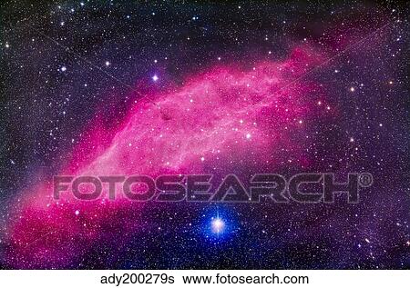 The California Nebula View Large Photo Image Stock Photograph - The California Nebula. Fotosearch