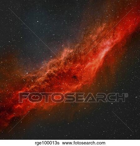 The California Nebula View Large Photo Image Stock Photograph - The California Nebula. Fotosearch