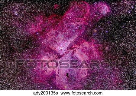 The Carina Nebula in the southern sky. View Large Photo Image Stock Photograph - The Carina Nebula in the southern sky.. Fotosearch
