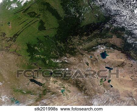 The change in vegetation between Russia and northern Mongolia. View Large Photo Image Stock Photograph - The change in vegetation between Russia and northern Mongolia.. Fotosearch